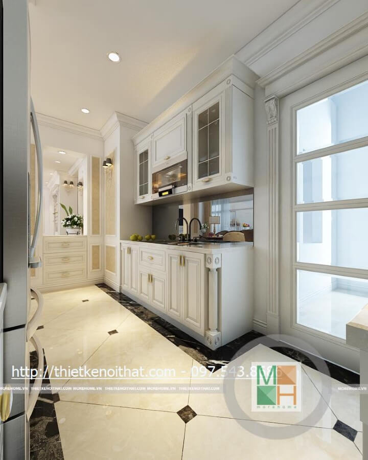 Thiết kế nội thất chung cư Mandarin Garden căn hộ Duplex